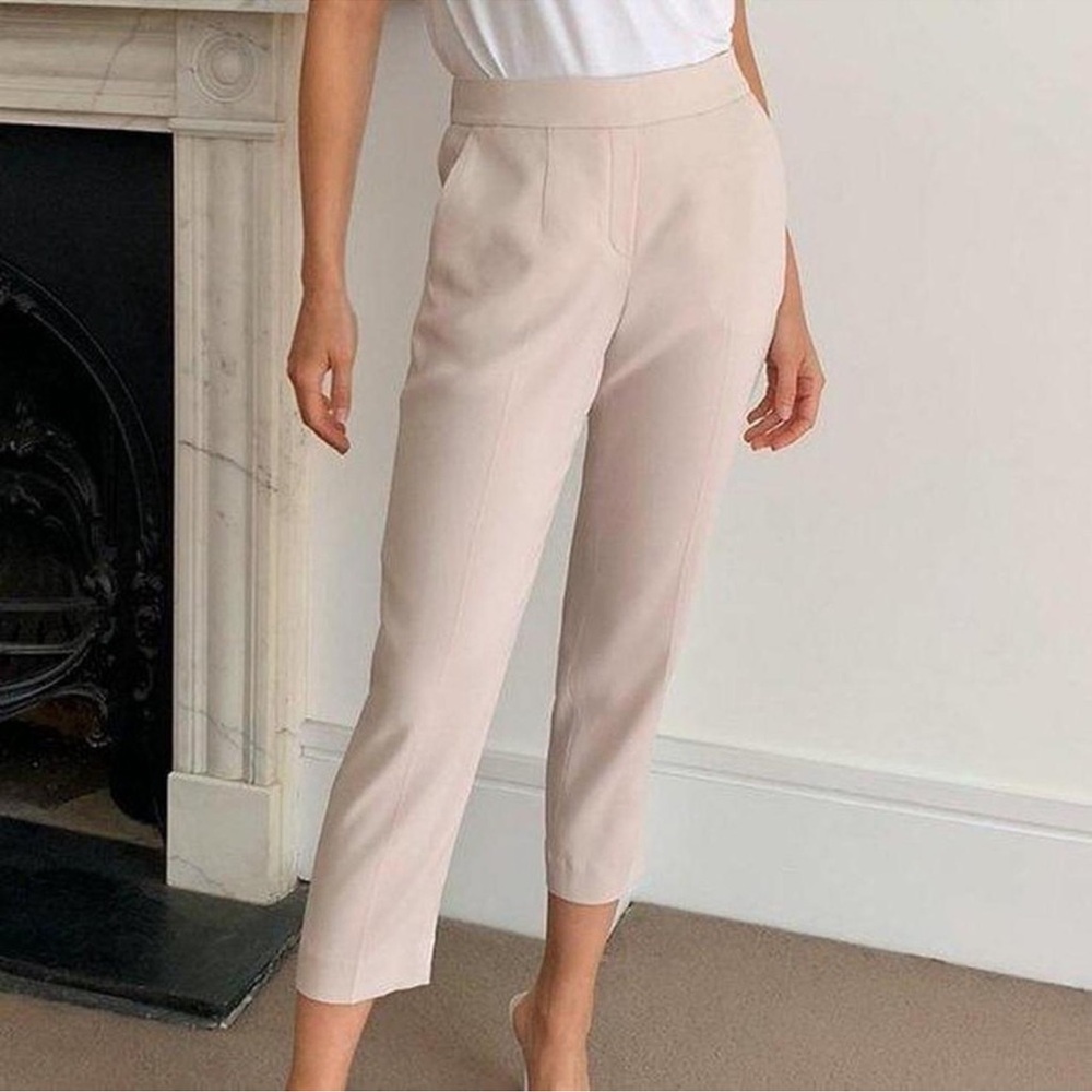 Babaton Atelier Crepe Ankle Pant Cream